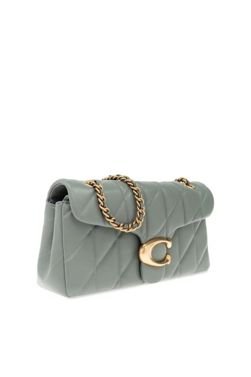 Coach Tabby 26 Logo Plaque Quilted Crossbody Bag