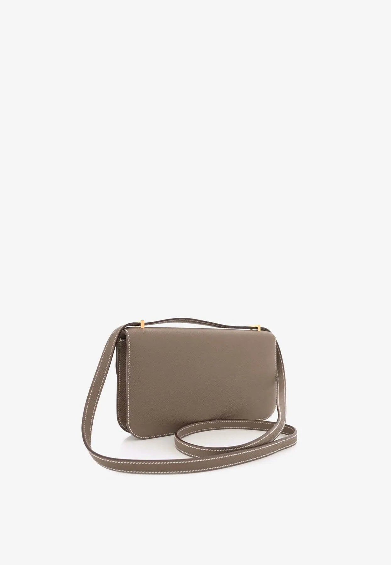 Constance Elan in Etoupe Epsom Leather with Gold Hardware