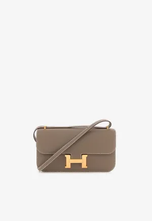 Constance Elan in Etoupe Epsom Leather with Gold Hardware