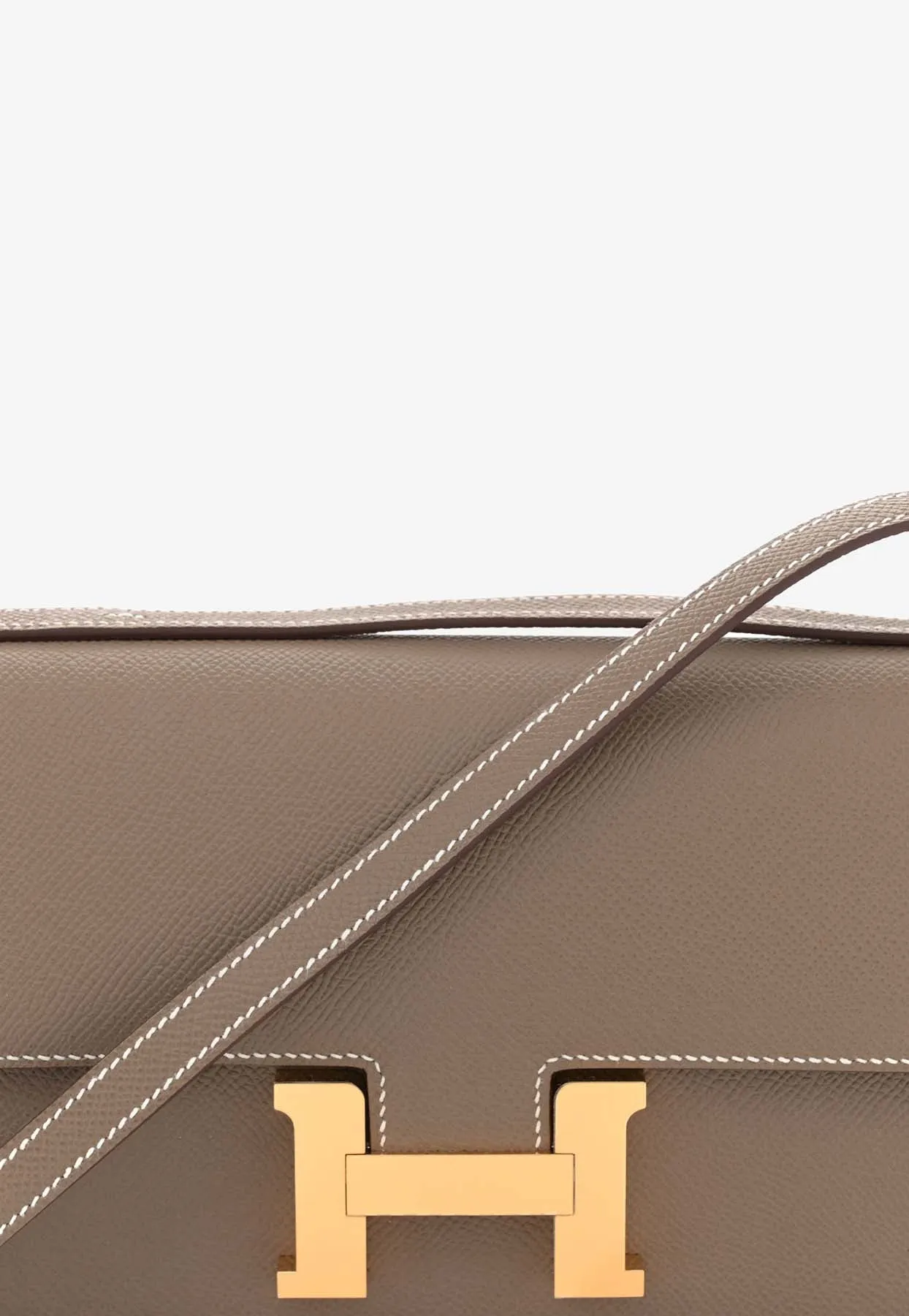 Constance Elan in Etoupe Epsom Leather with Gold Hardware