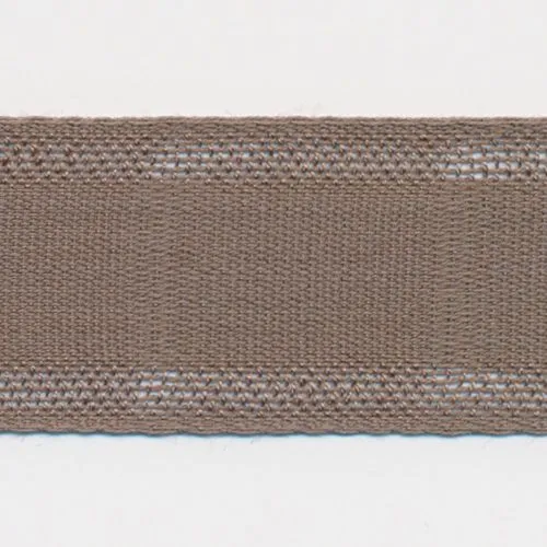 Cotton Gauze Ribbon #34 Olive Gray
