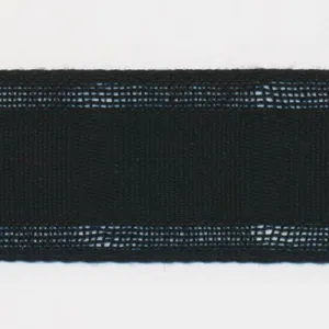 Cotton Gauze Ribbon #50 Black