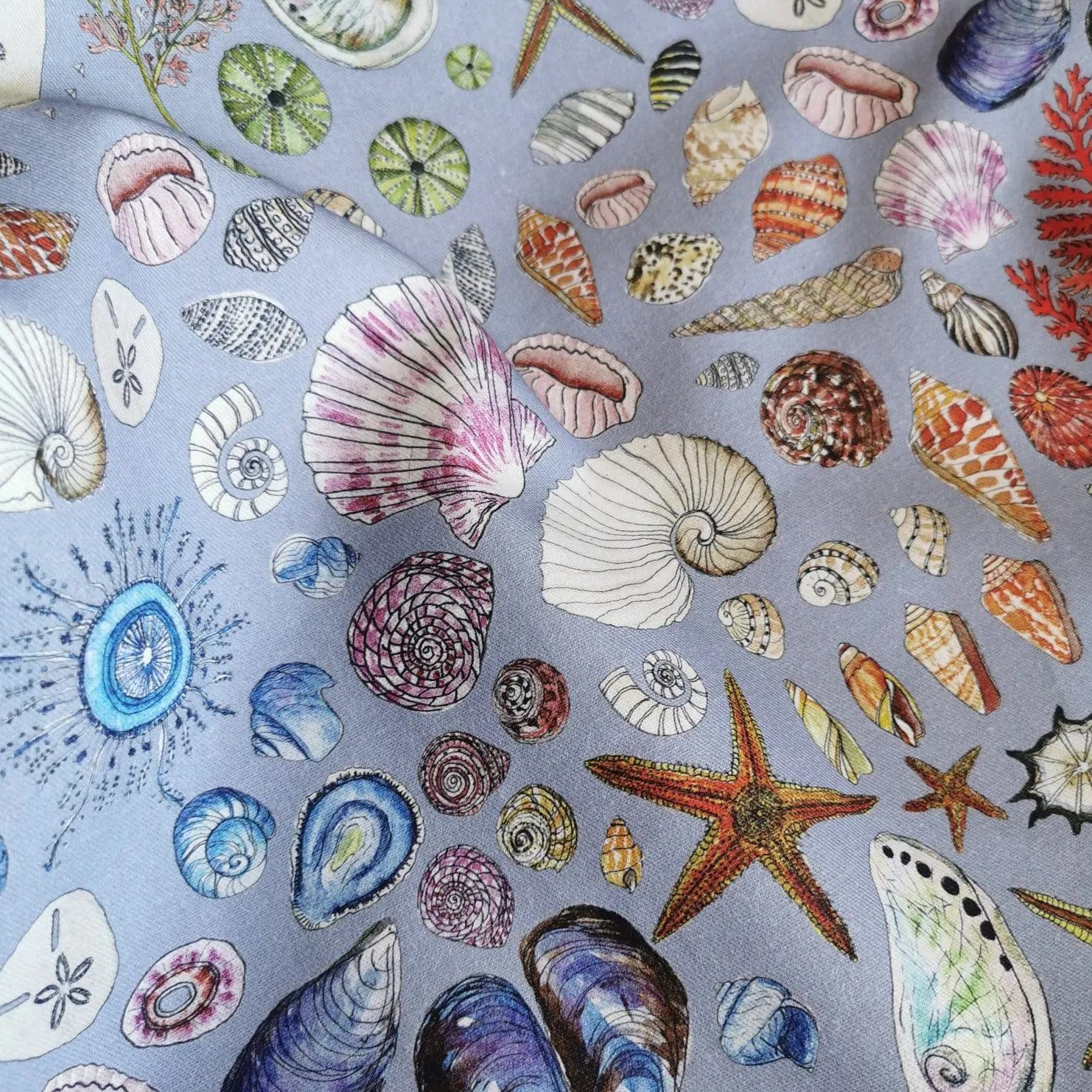Cotton Seashell Tote