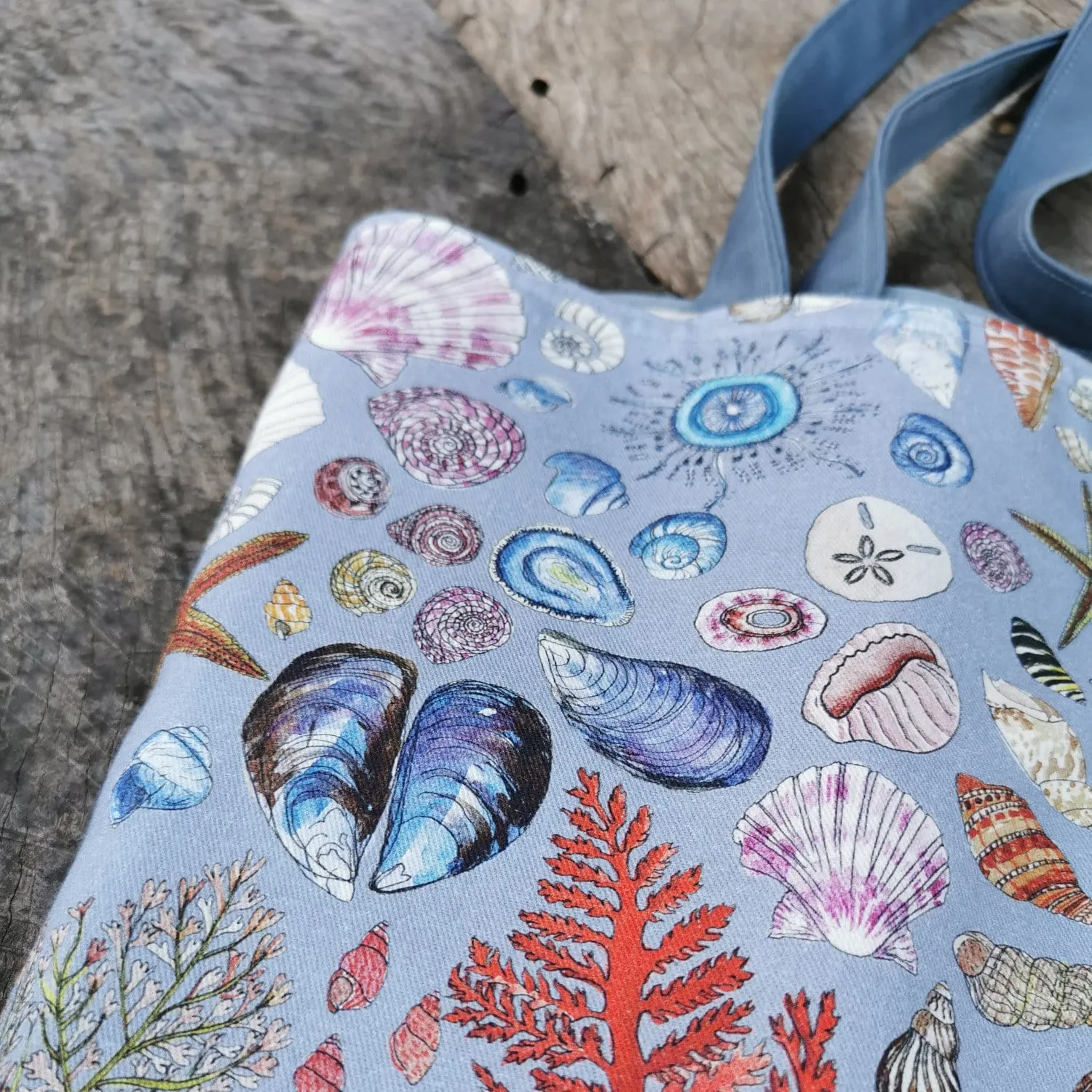 Cotton Seashell Tote