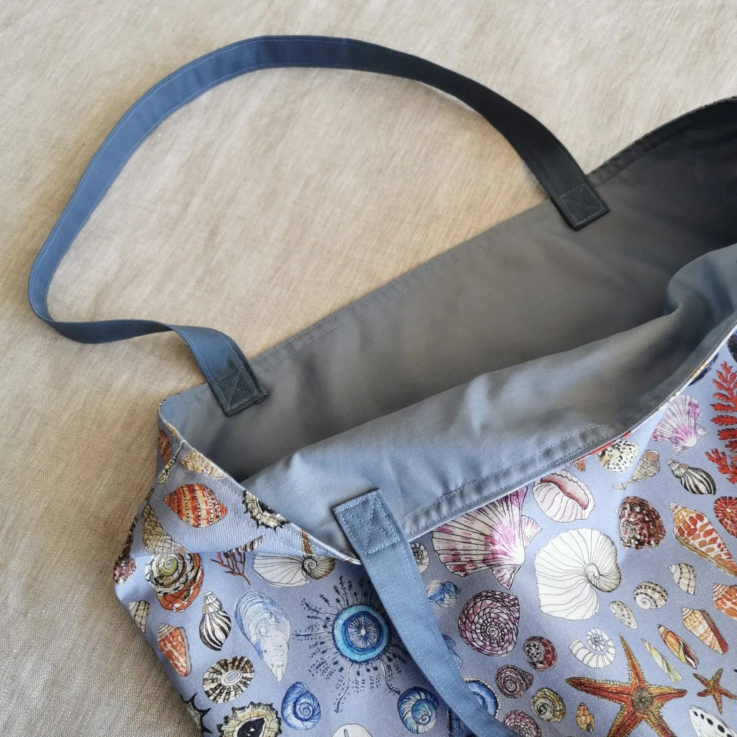 Cotton Seashell Tote