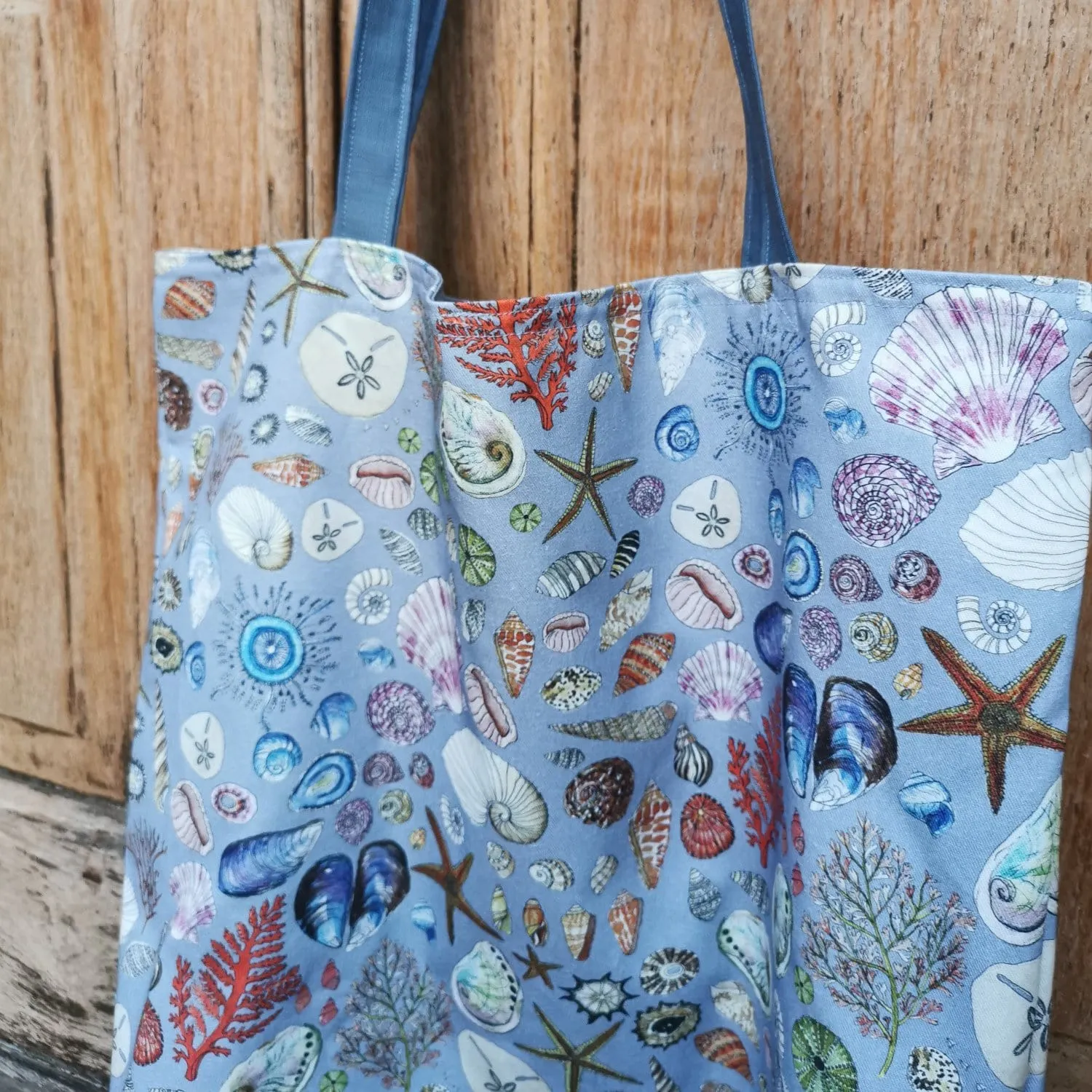 Cotton Seashell Tote