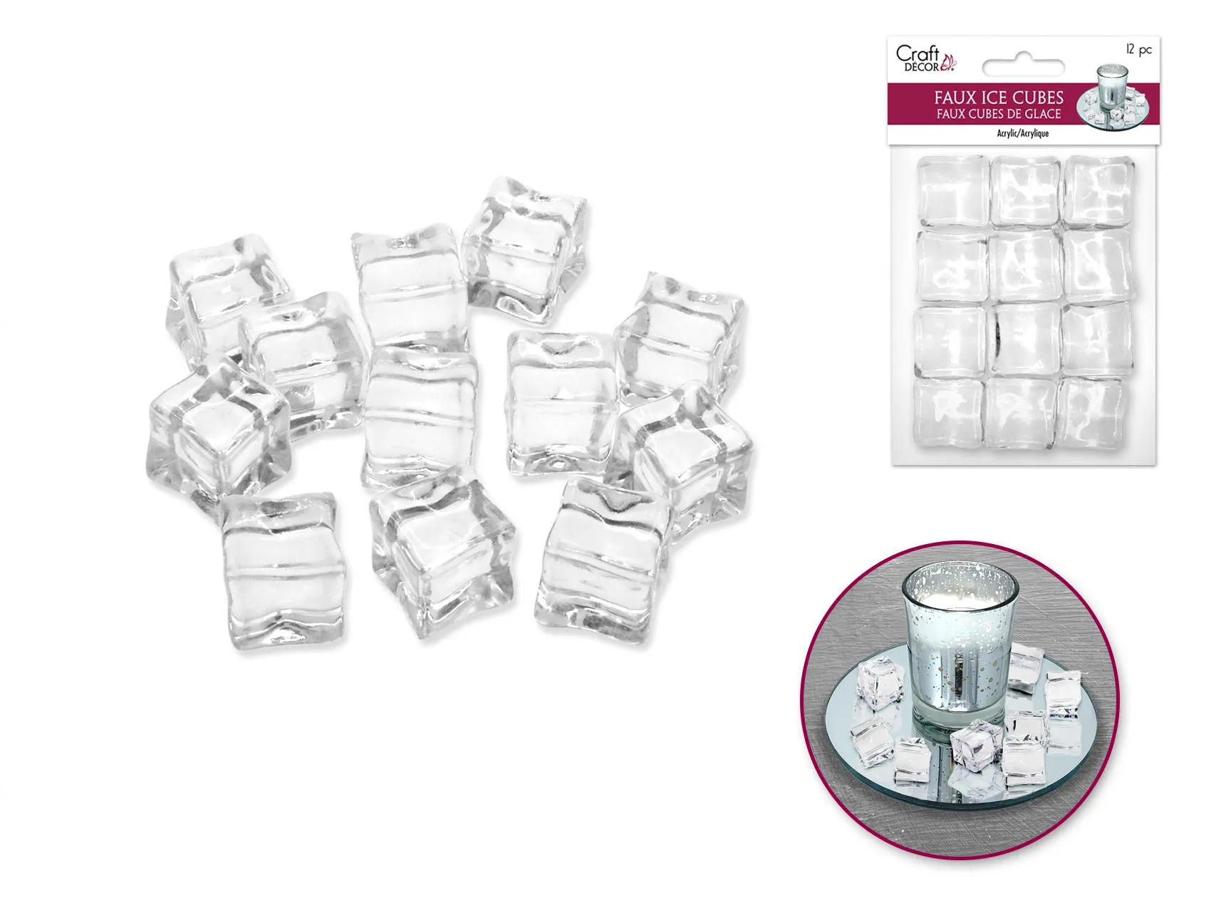 Craft Décor: Med Faux Acrylic Ice Cubes