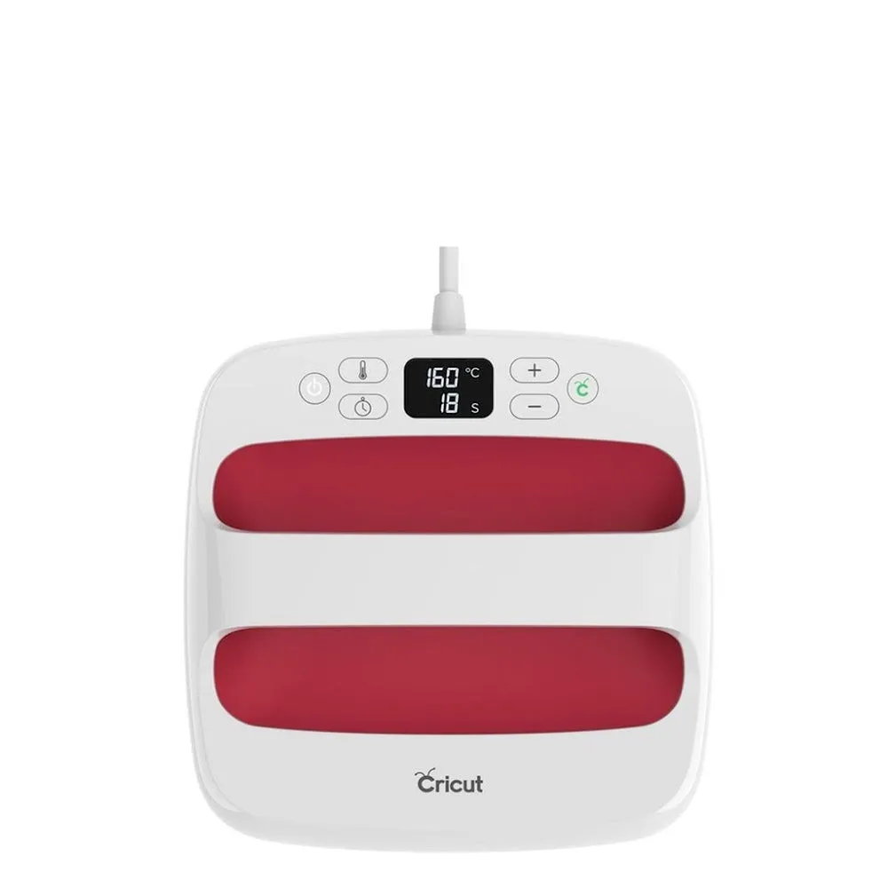 Cricut Easypress 2 9x9 Raspberry UK | Heat Press | Portable | Lightweight | For Tote Bag