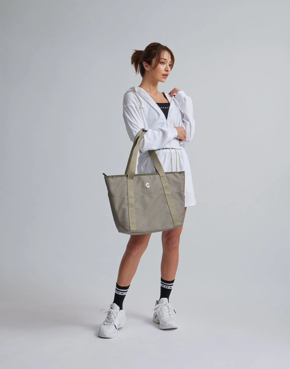 CRONOS WOMEN MULTI TOTE BAG【KHAKI】