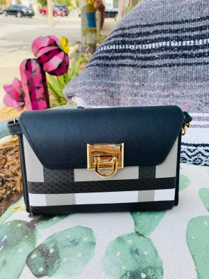 Delia Clutch/Crossbody Black