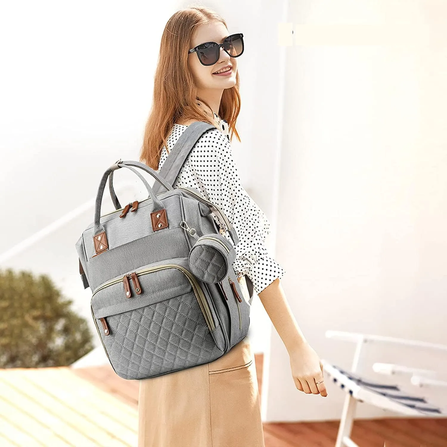 Diaper Backpack Bag Nappy Bags Large Capacity Maternity Bag with USB Charge Port new born Large Multifunction Travel Backpack changing bag for Mom and Dad