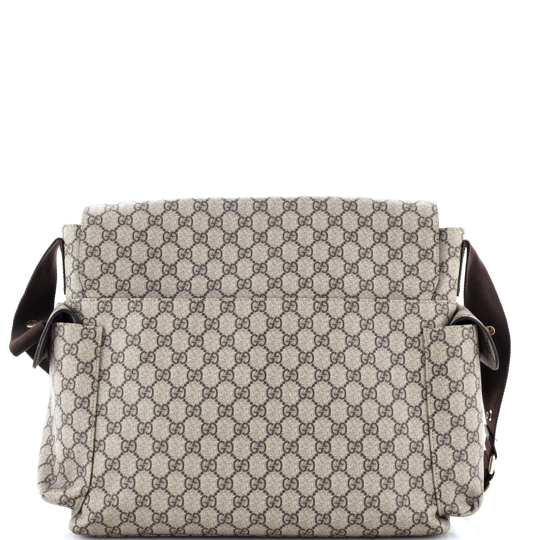 Diaper Bag GG Coated Canvas