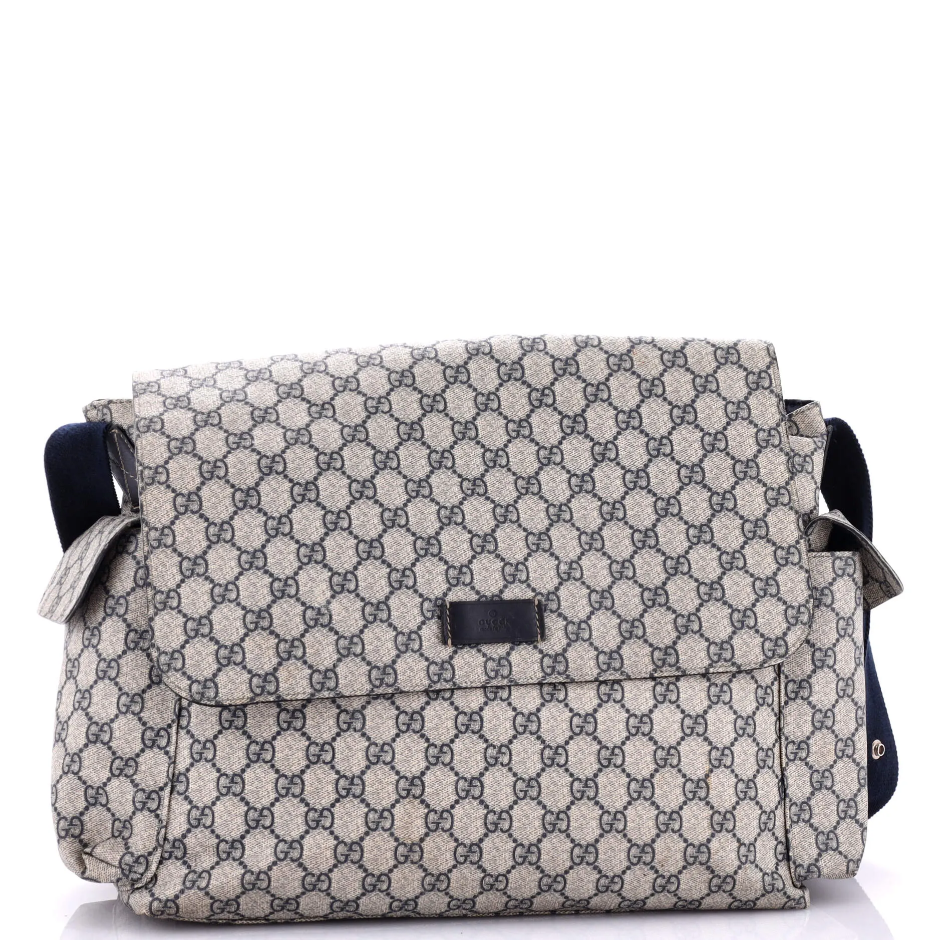 Diaper Bag GG Coated Canvas