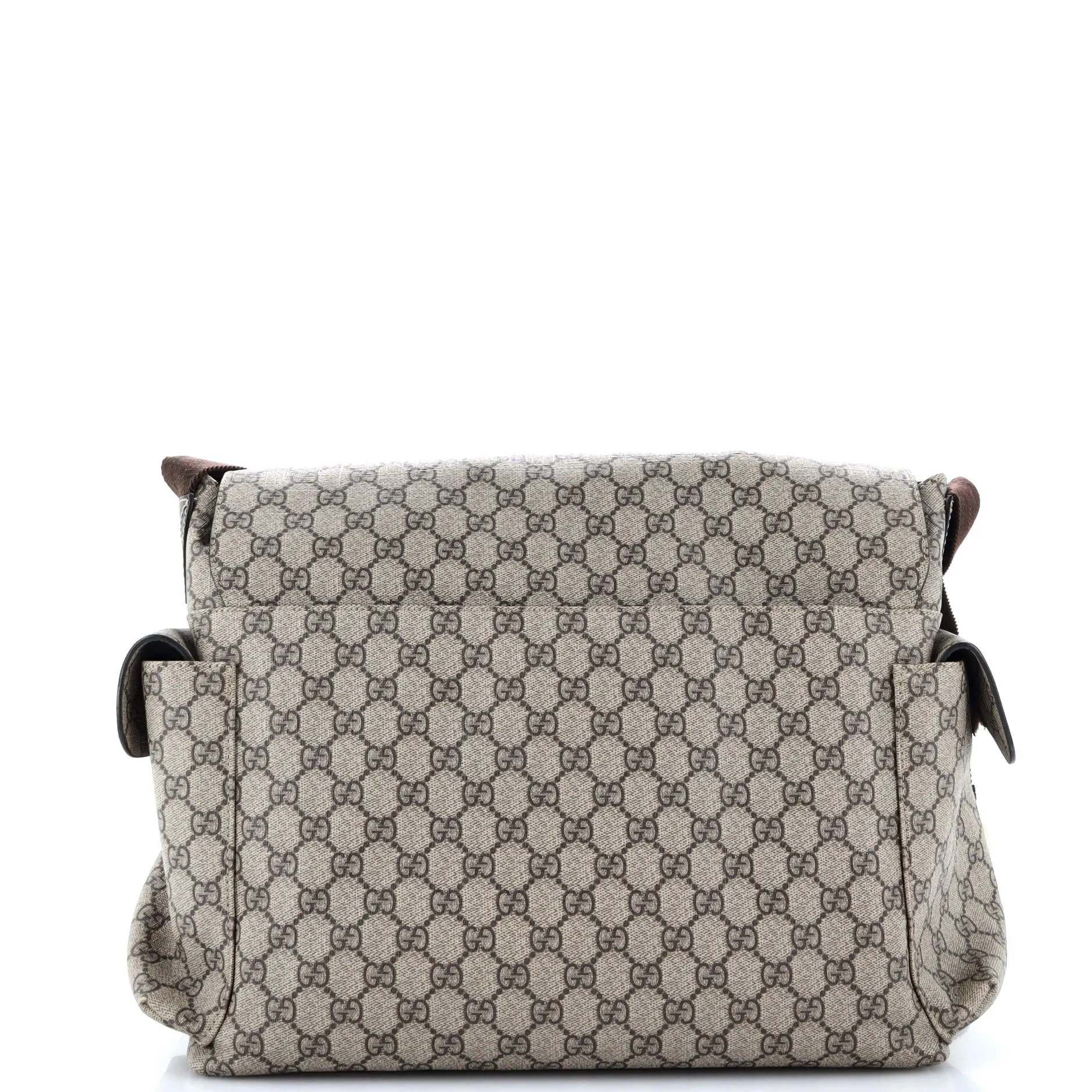 Diaper Bag GG Coated Canvas