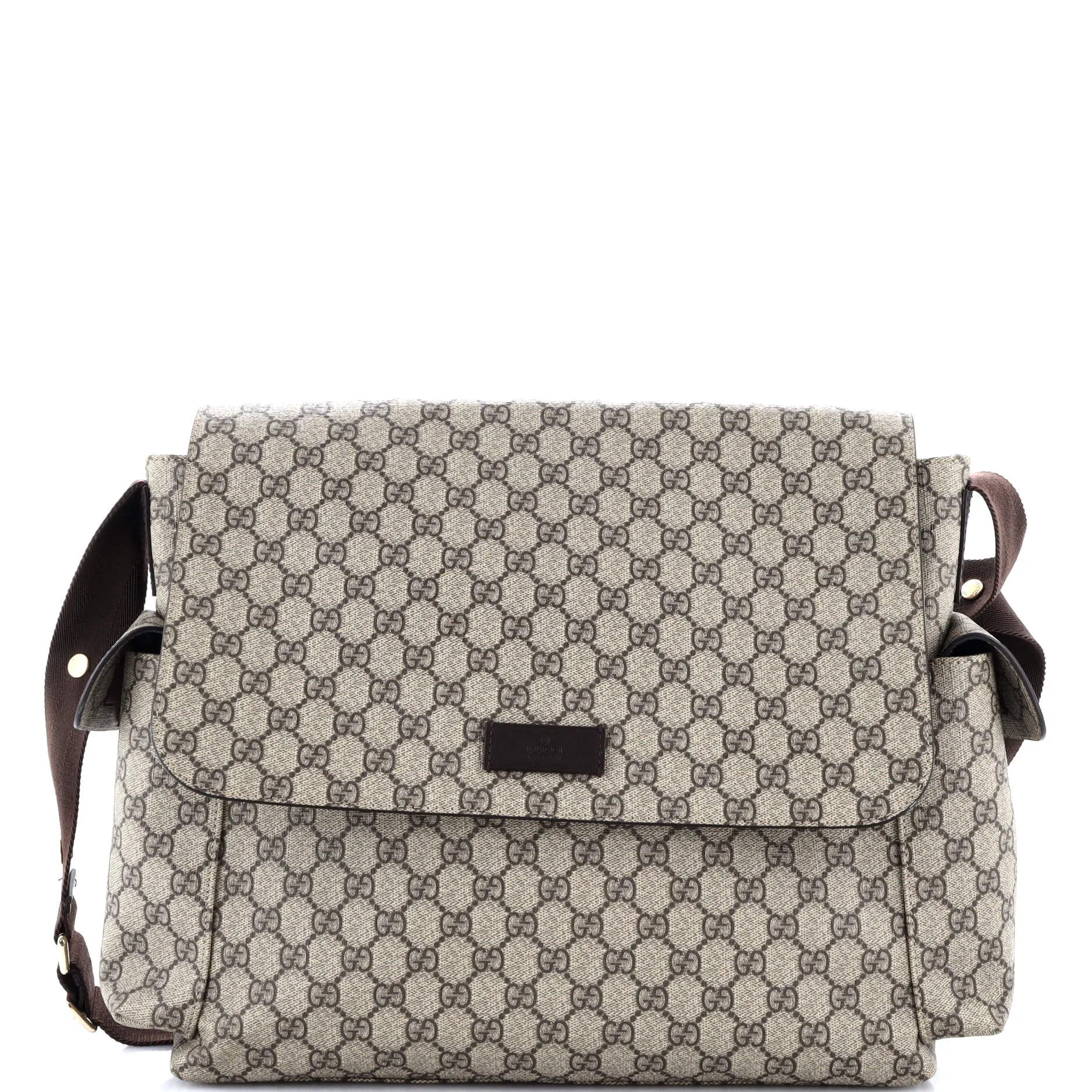 Diaper Bag GG Coated Canvas