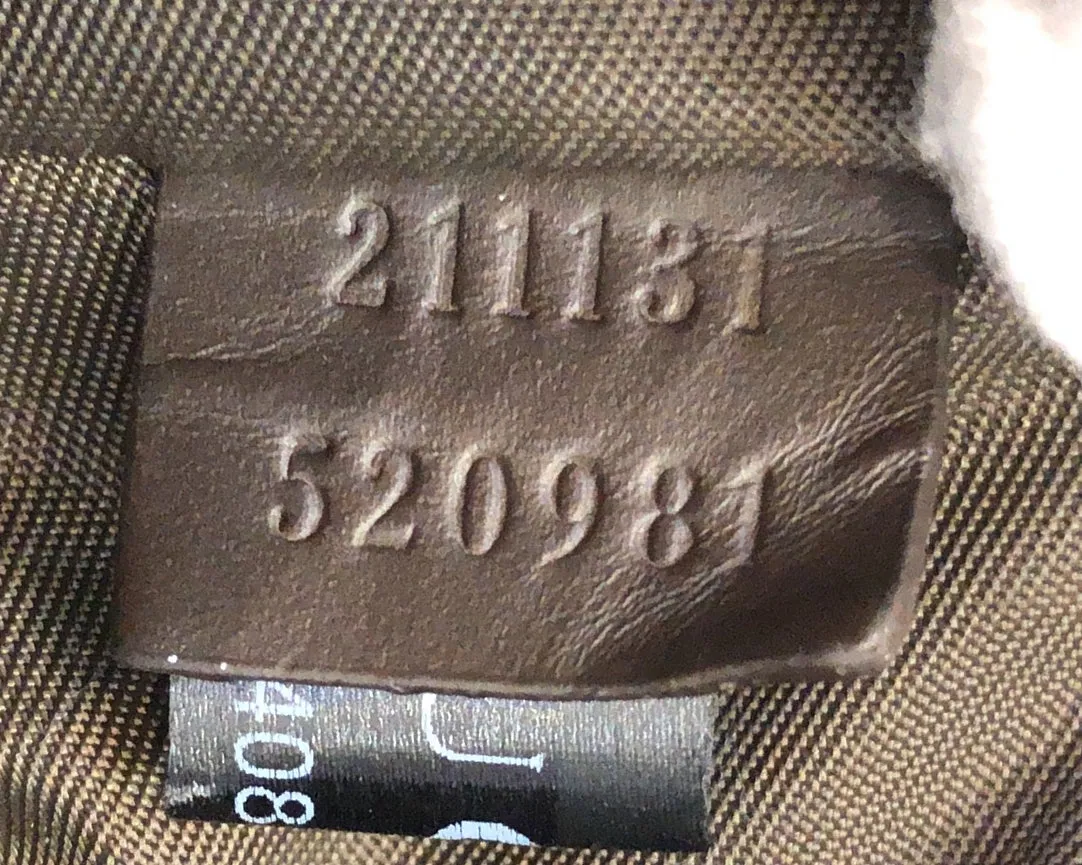 Diaper Bag GG Coated Canvas