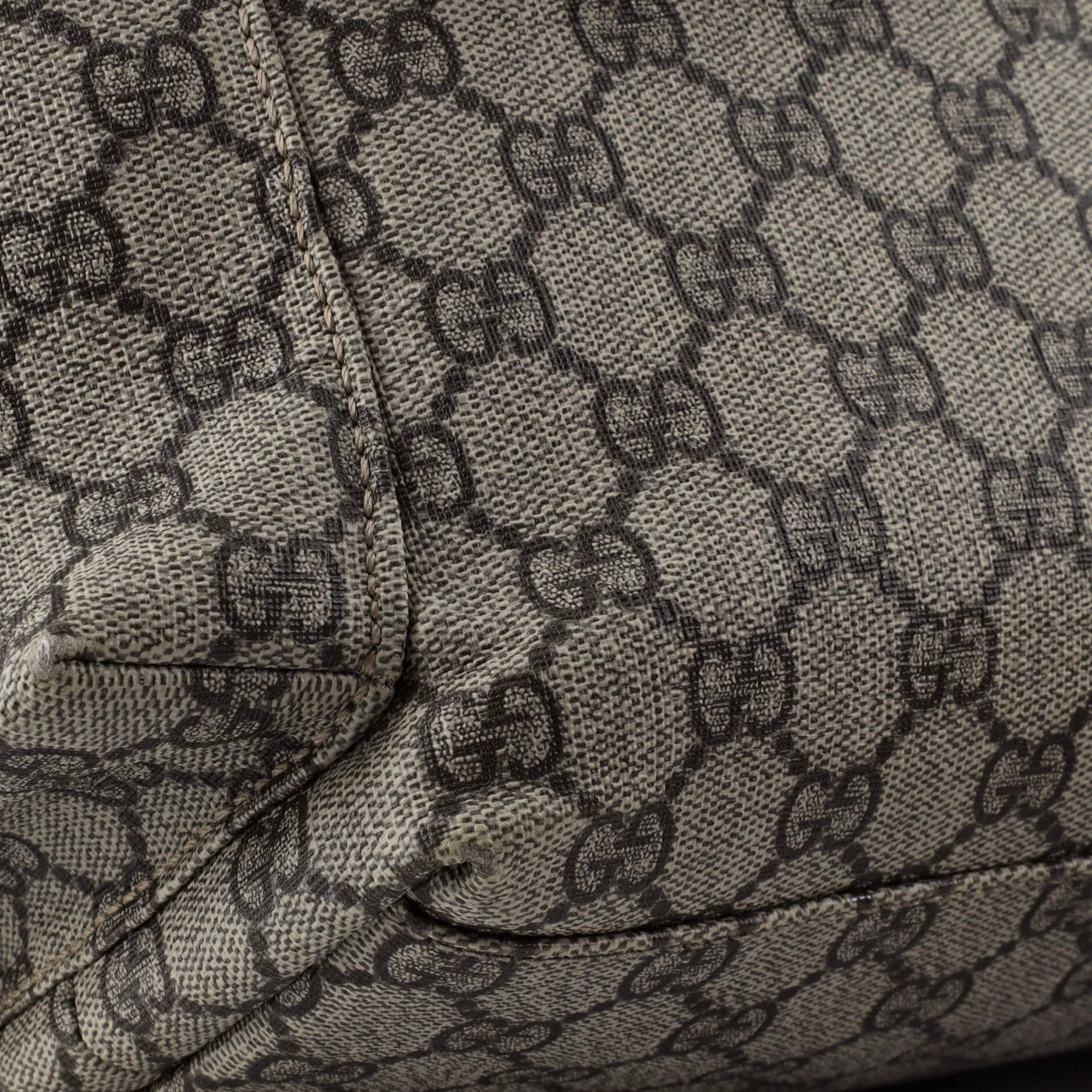 Diaper Bag GG Coated Canvas