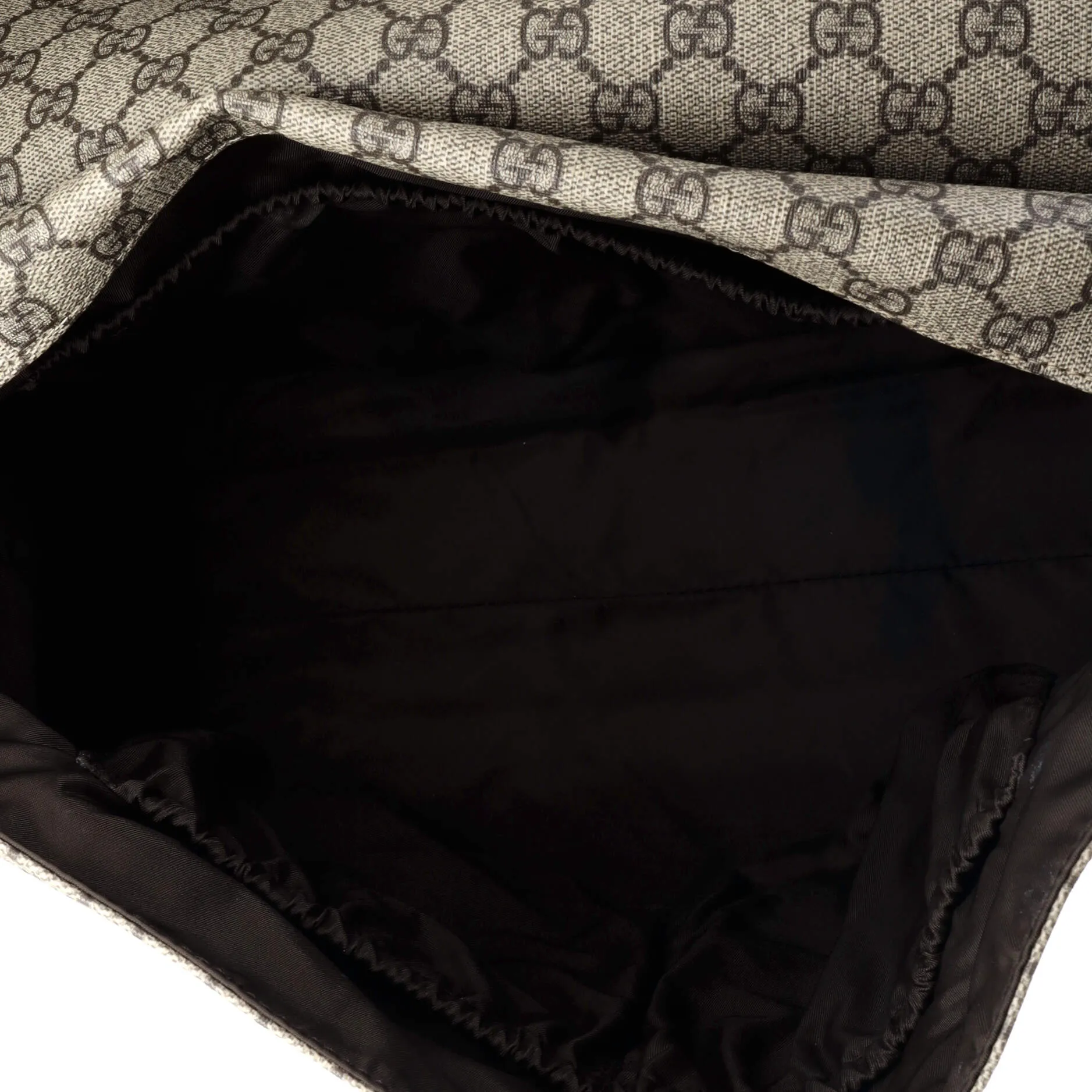Diaper Bag GG Coated Canvas