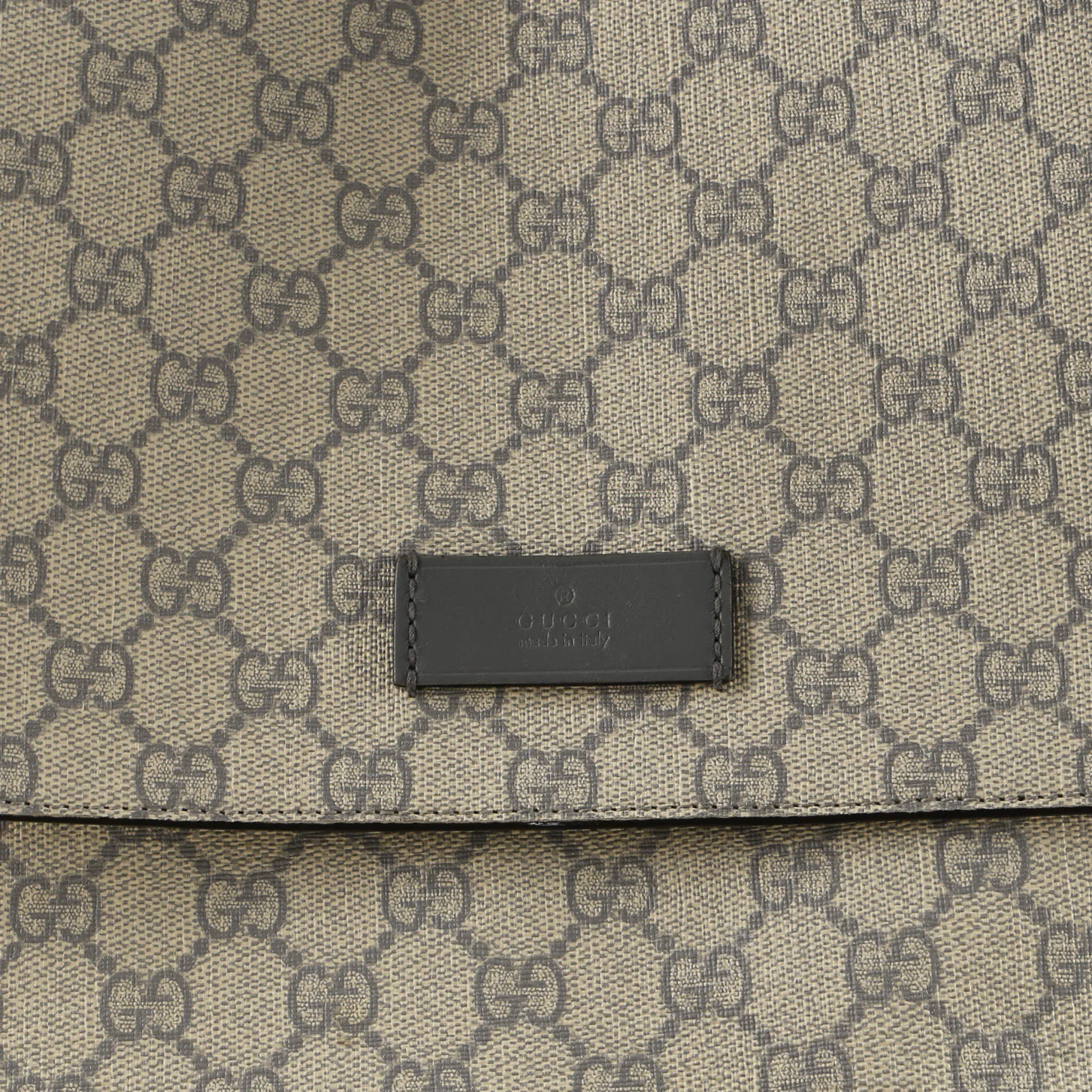 Diaper Bag GG Coated Canvas