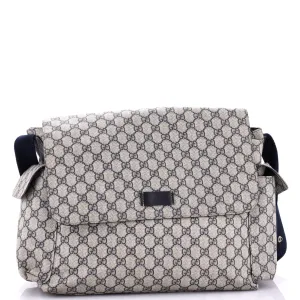 Diaper Bag GG Coated Canvas