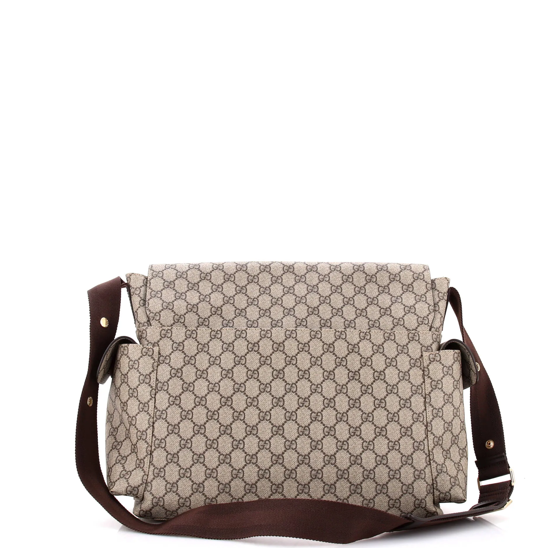Diaper Bag GG Coated Canvas