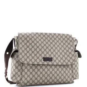 Diaper Bag GG Coated Canvas