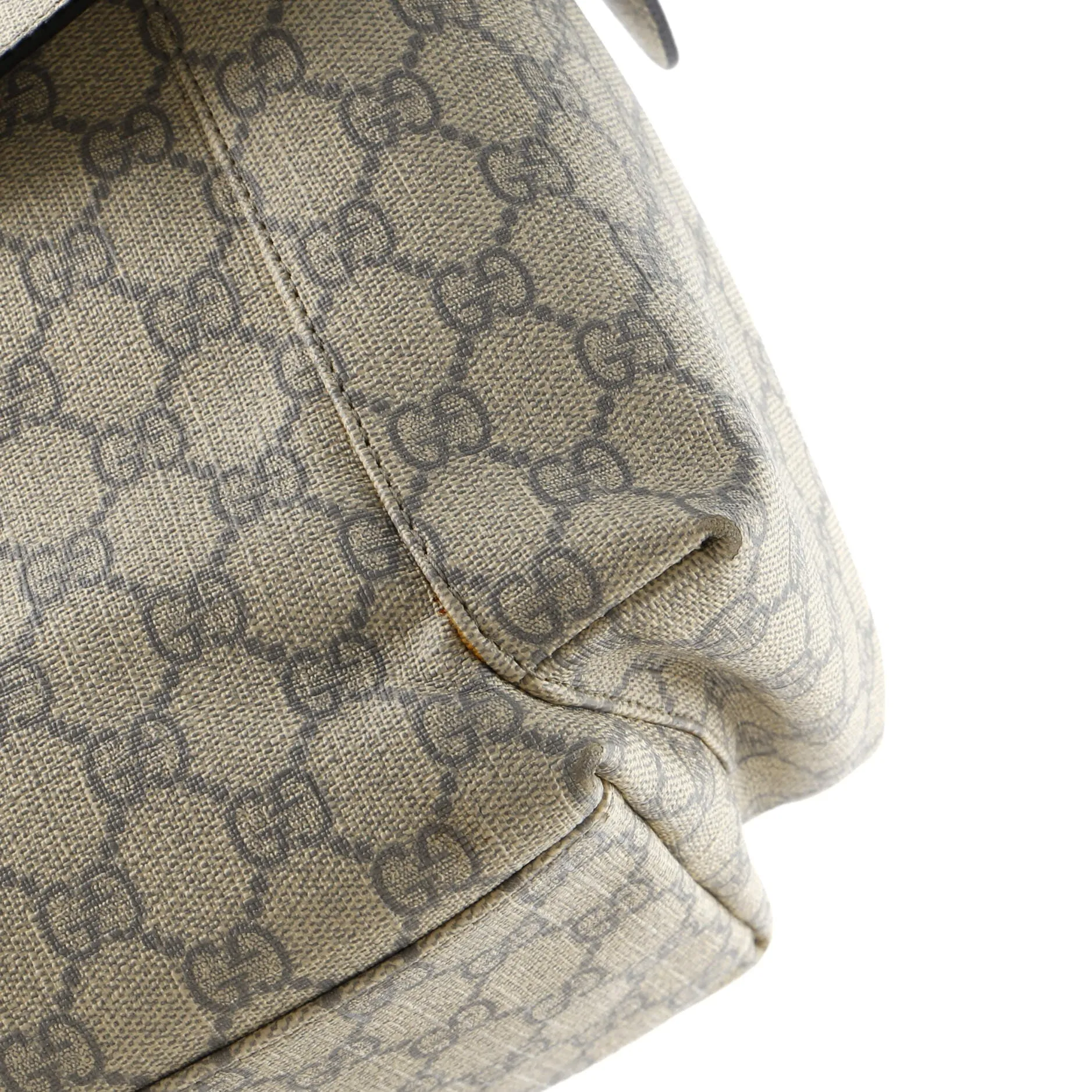 Diaper Bag GG Coated Canvas