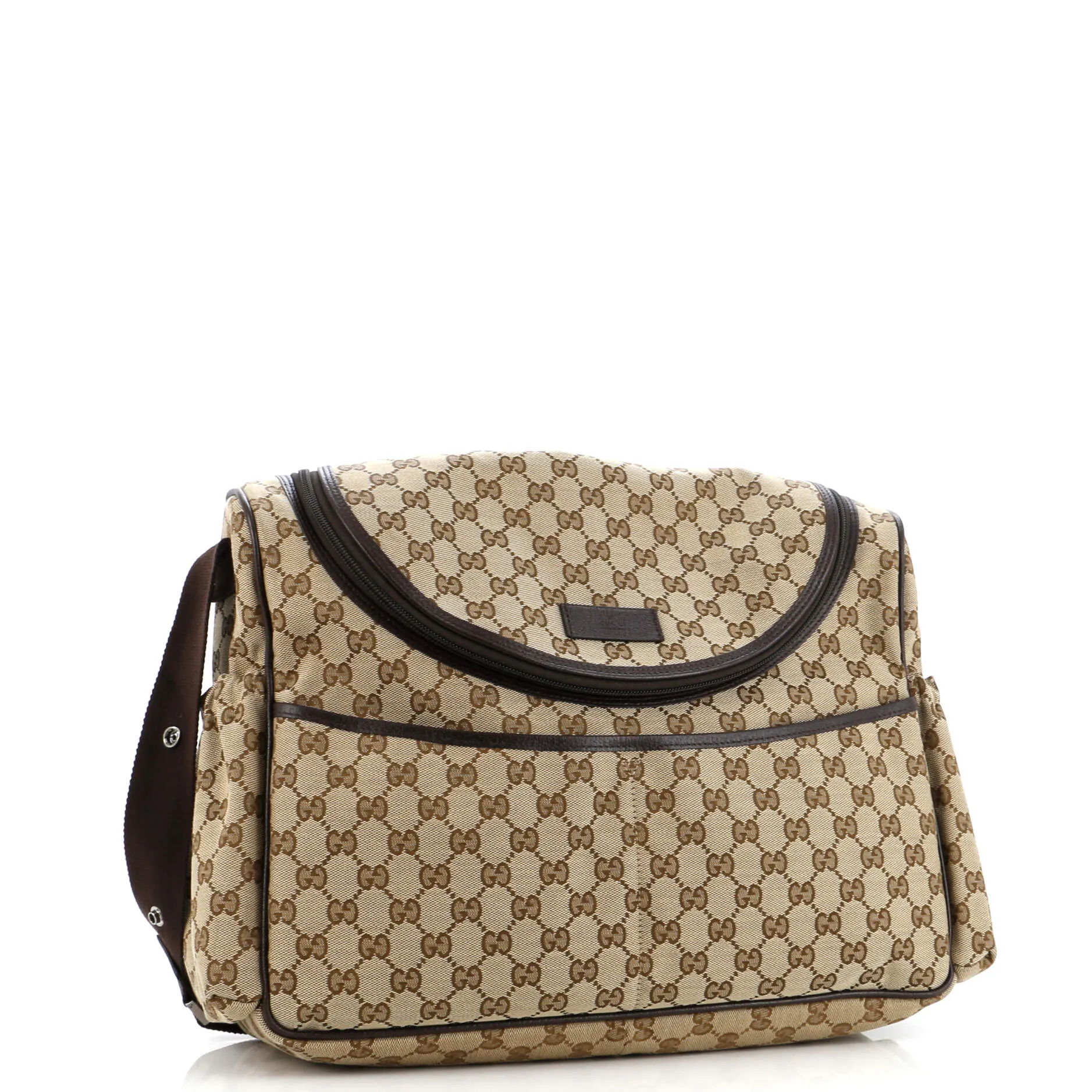 Diaper Crossbody Bag GG Canvas