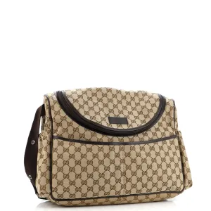 Diaper Crossbody Bag GG Canvas