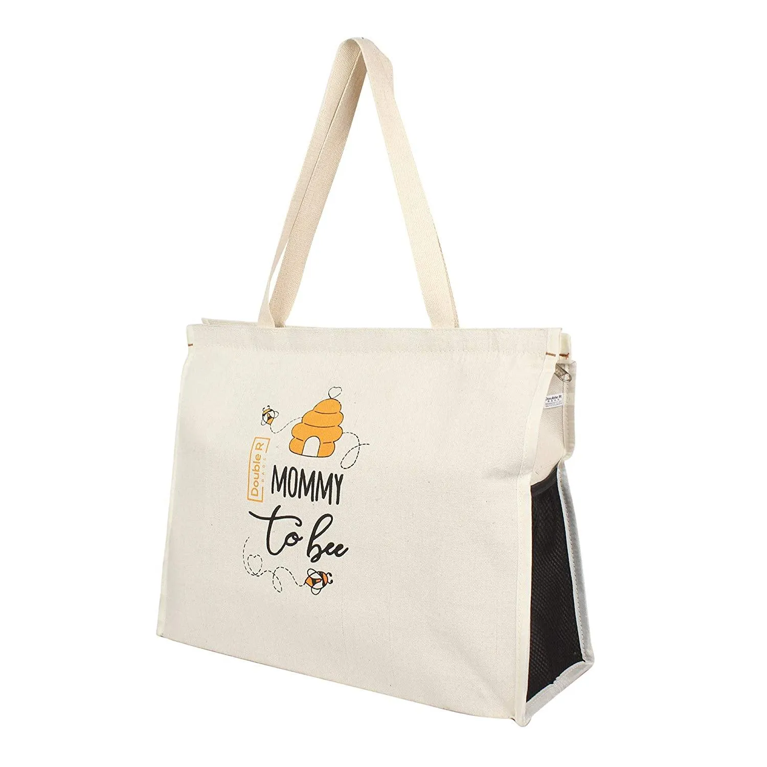 DOUBLE R BAGS First Maternity/Diaper Bags Canvas Shoulder Carry Bag for Pregnant Women