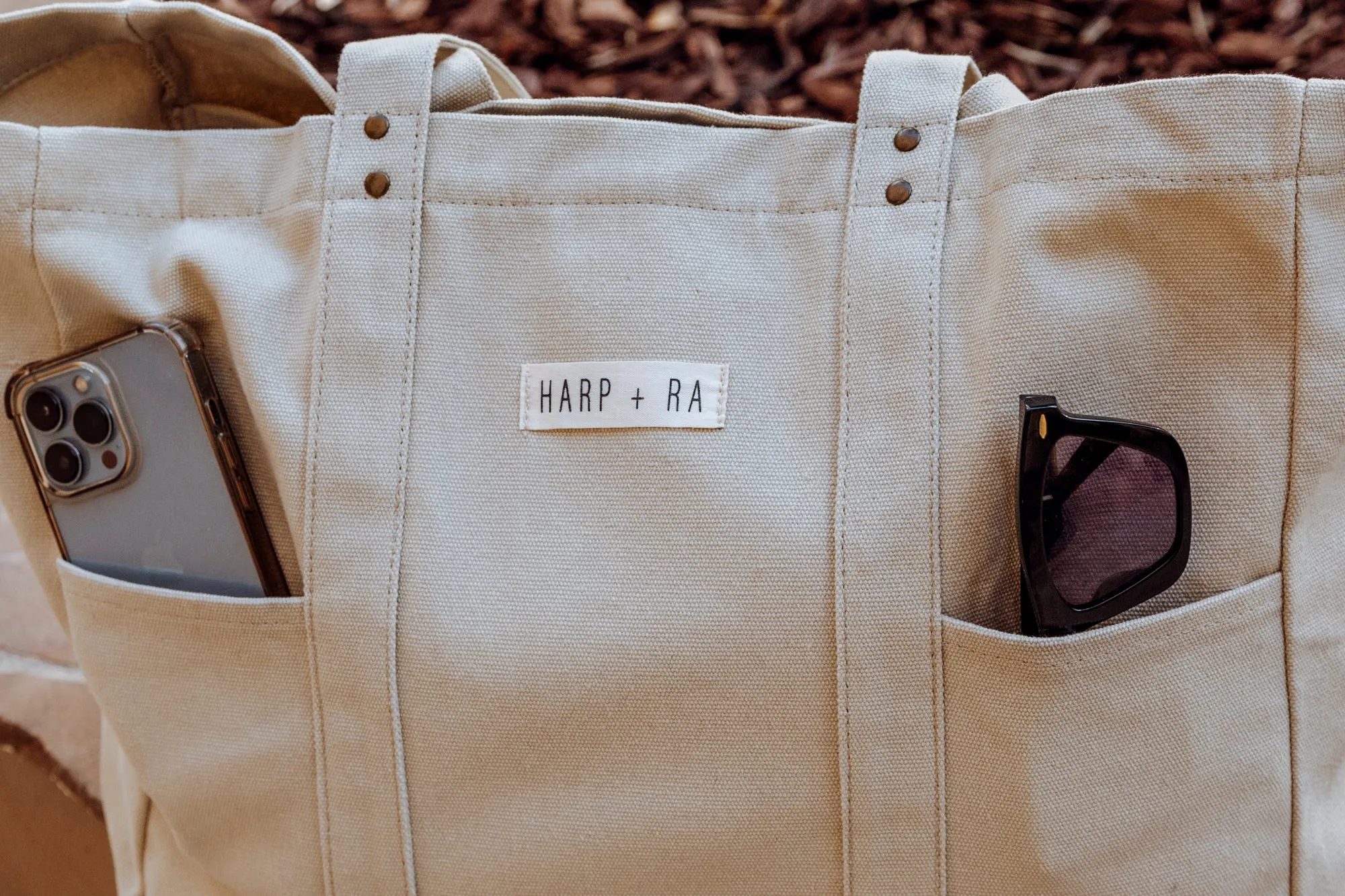Dusty Beige Large Tote