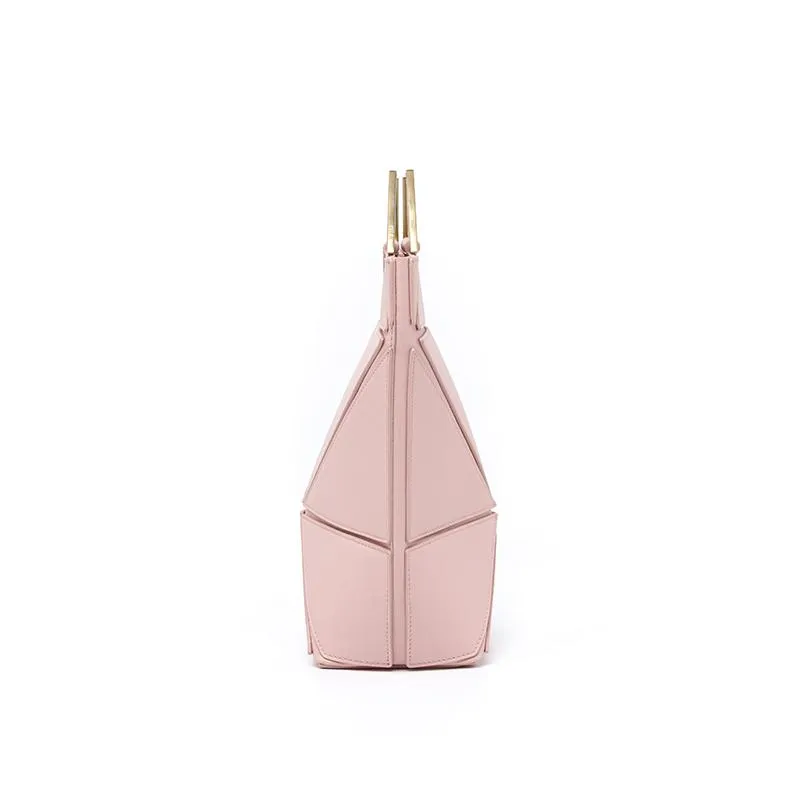 Facet Classic Foldable Top Handle Bag - Pink