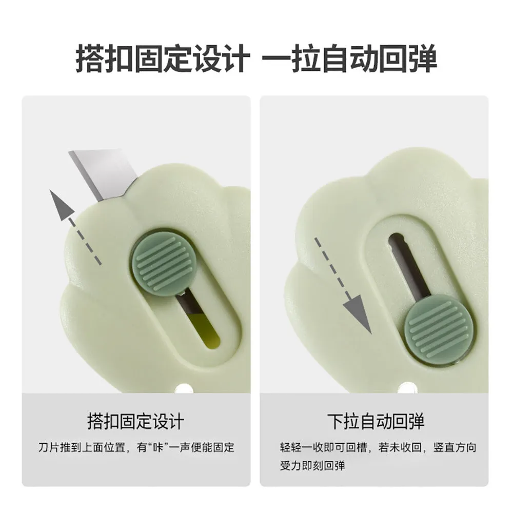 FaSoLa Portable Utility Knife - Green Bear Paw