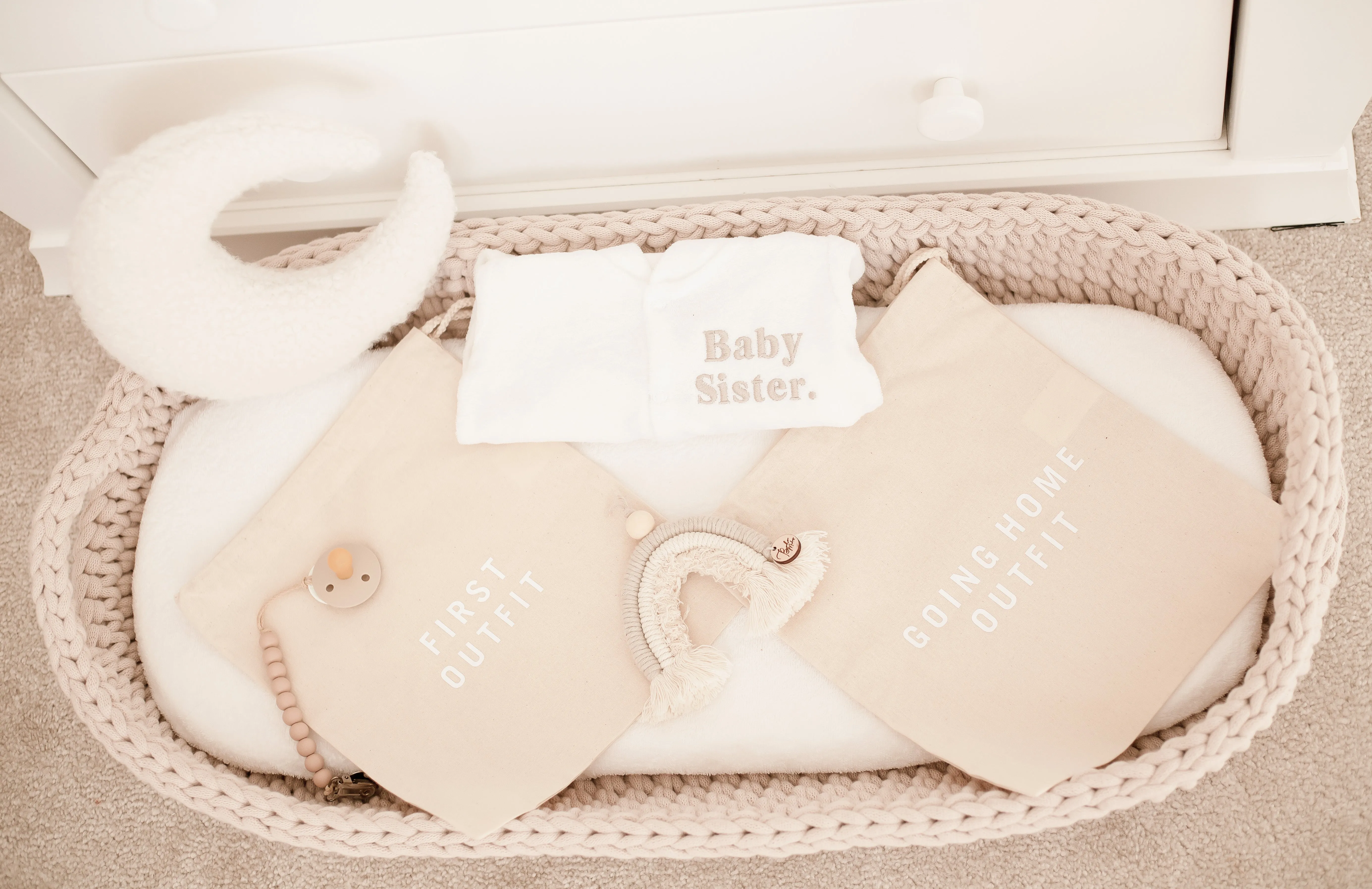 First & Going Home outfit Bag Set - Print