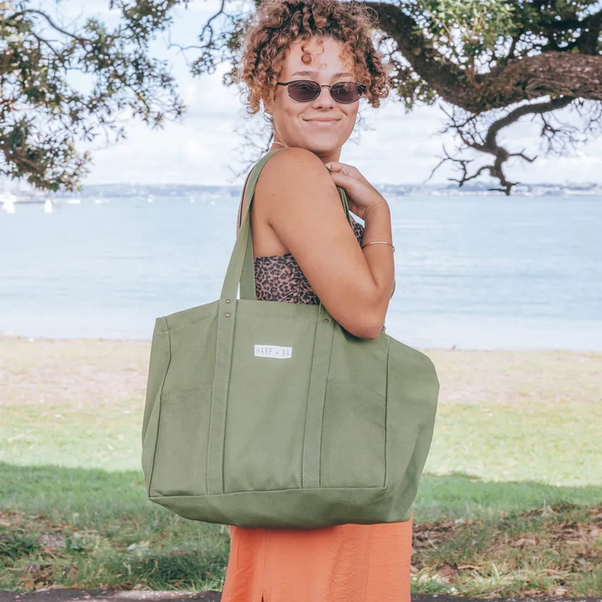Forest Green Large Tote