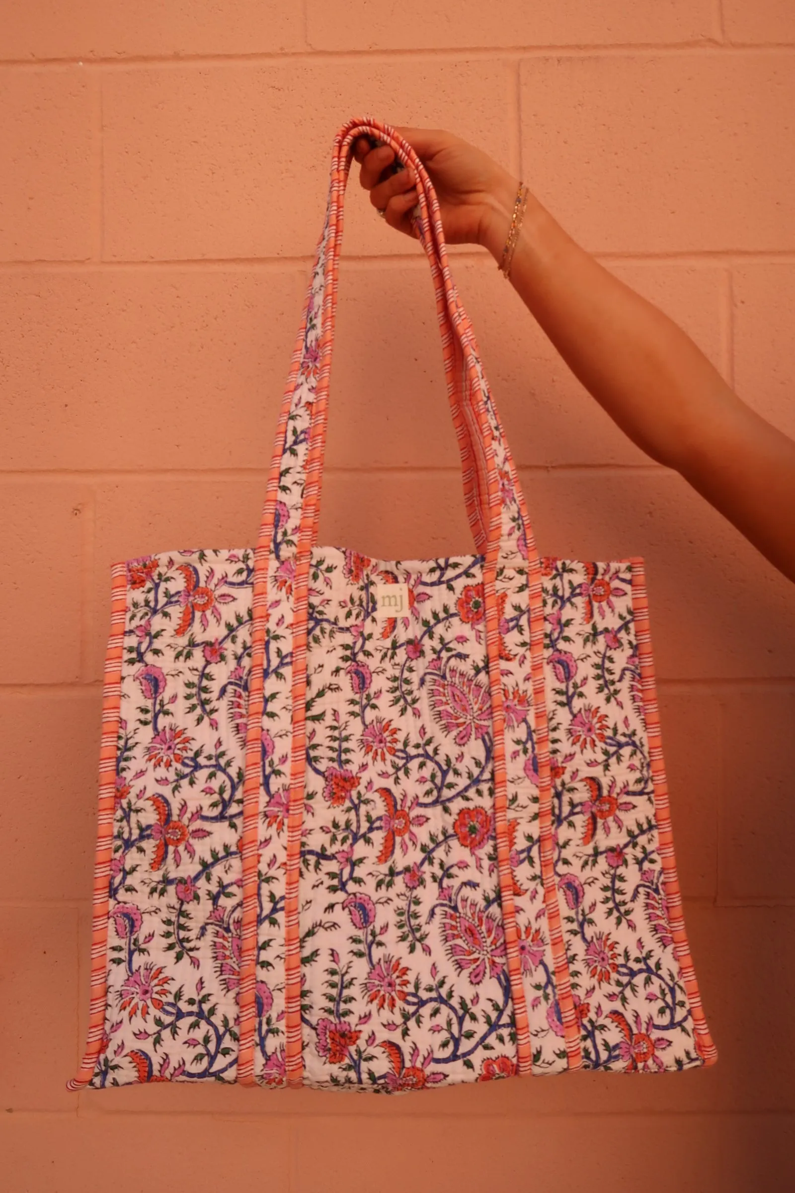 Frankie Quilted Tote Bag