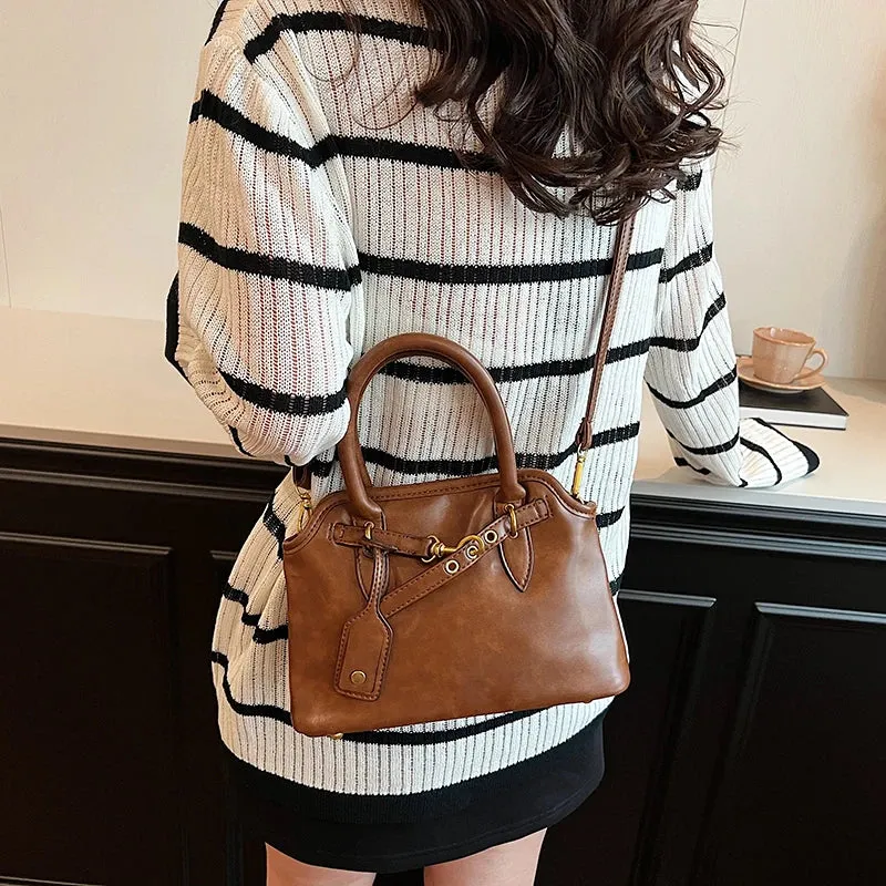 Hasp Cell Phone Pocket Shoulder Bags