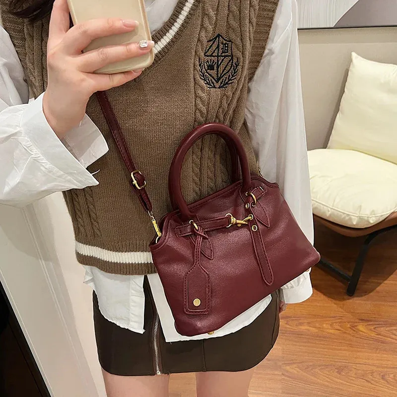 Hasp Cell Phone Pocket Shoulder Bags