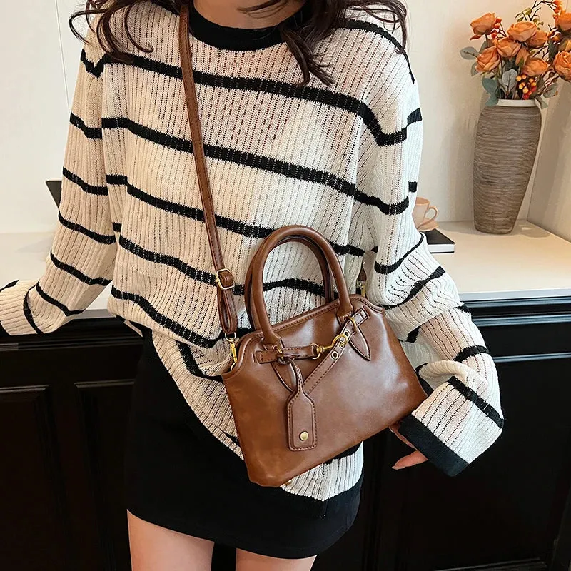 Hasp Cell Phone Pocket Shoulder Bags