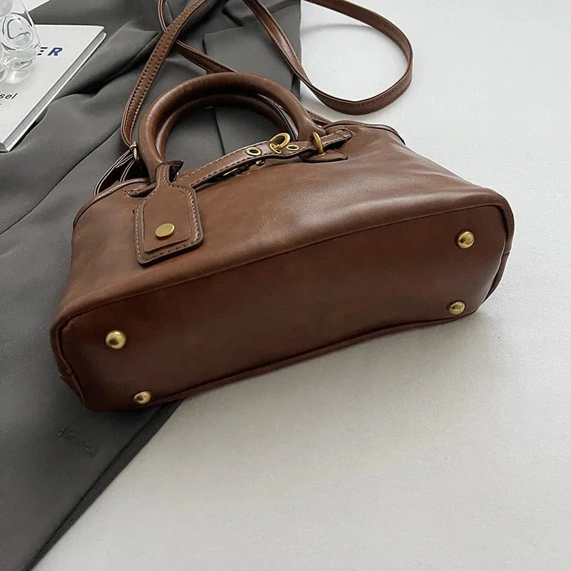 Hasp Cell Phone Pocket Shoulder Bags