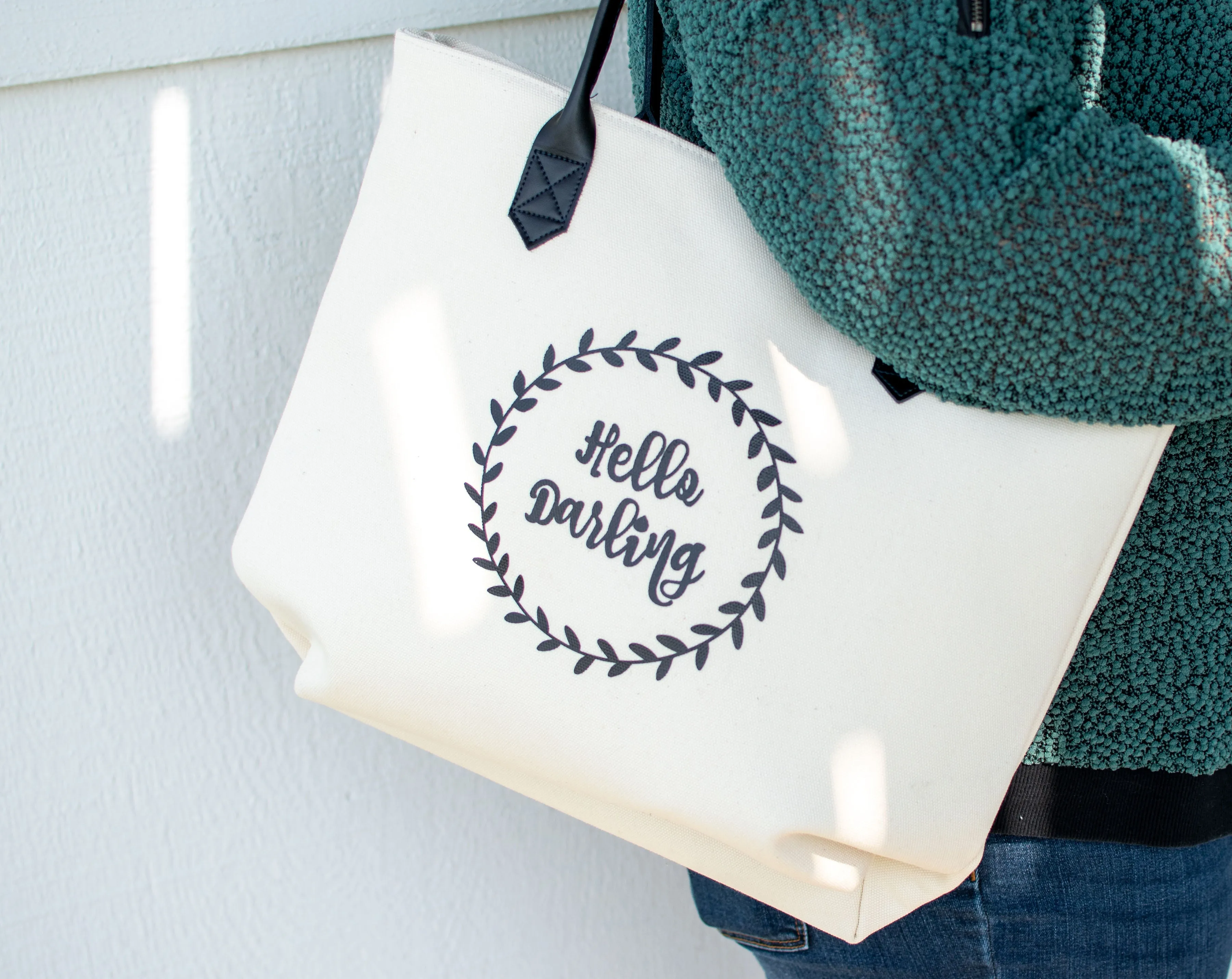 Hello Darling tote bag