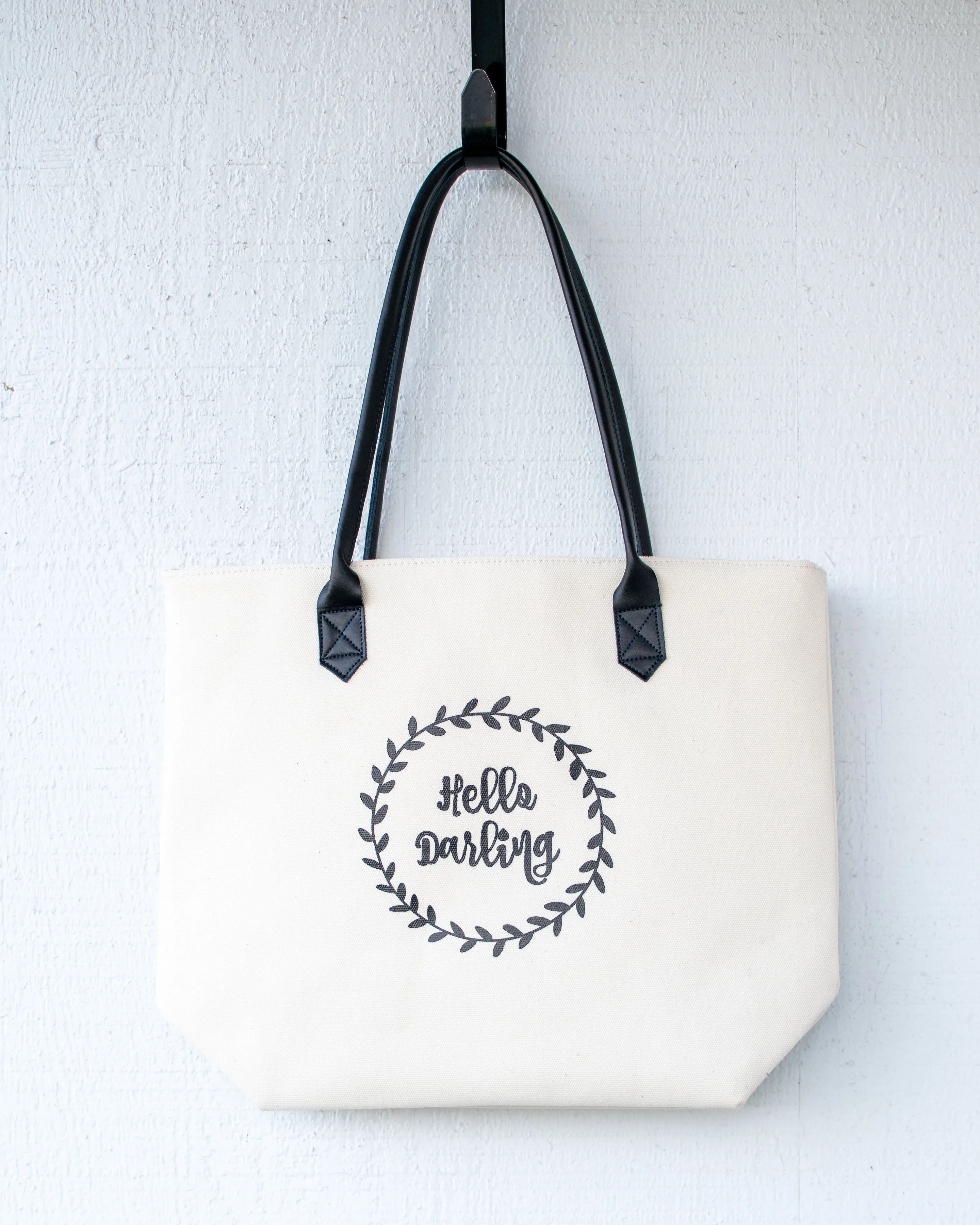 Hello Darling tote bag