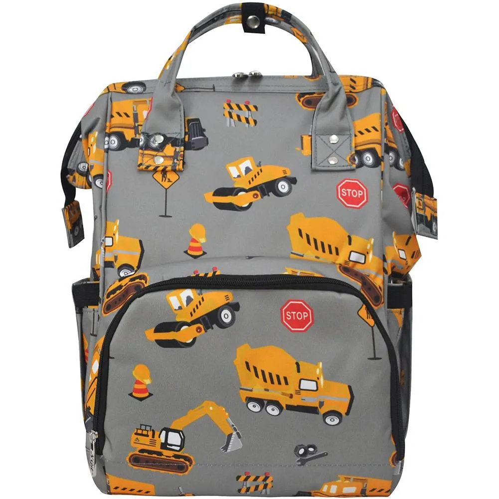 !HOT SALE! Construction Trucks NGIL Diaper Bag/Travel Backpack