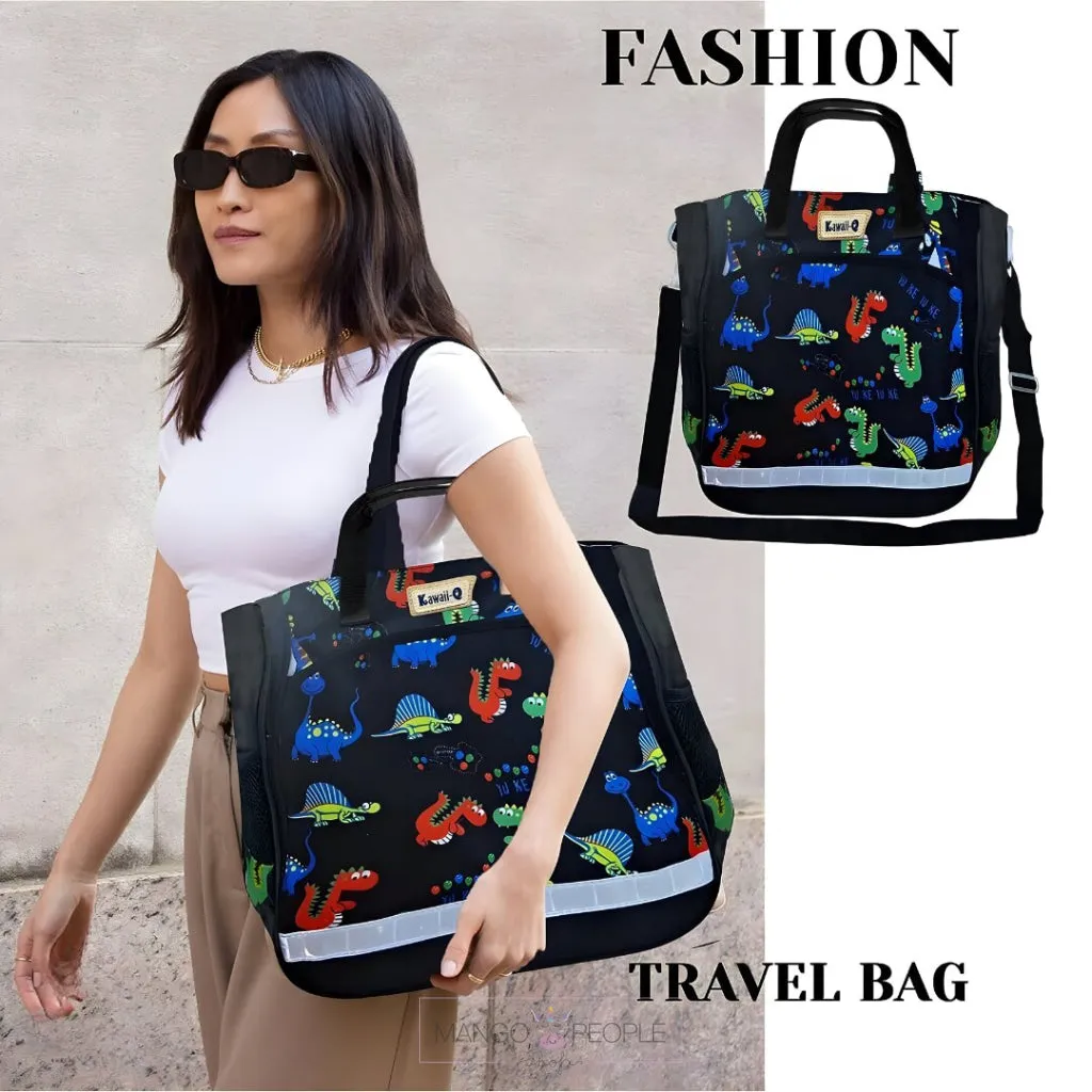 I AM TOOTHY-SAURUS (DINOSAUR PRINT ) TOTE BAG