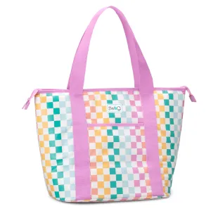 Insulated Zippi Cooler Bag in Checkmate