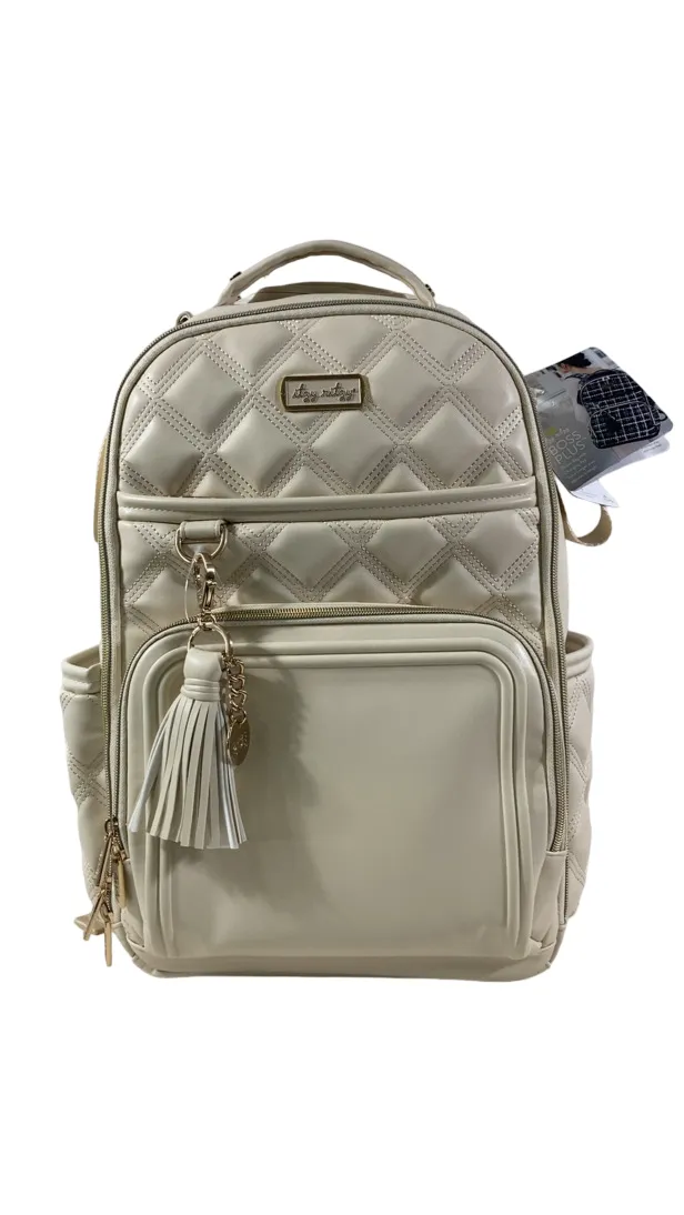 Itzy Ritzy Boss Plus Backpack Diaper Bag, Milk & Honey