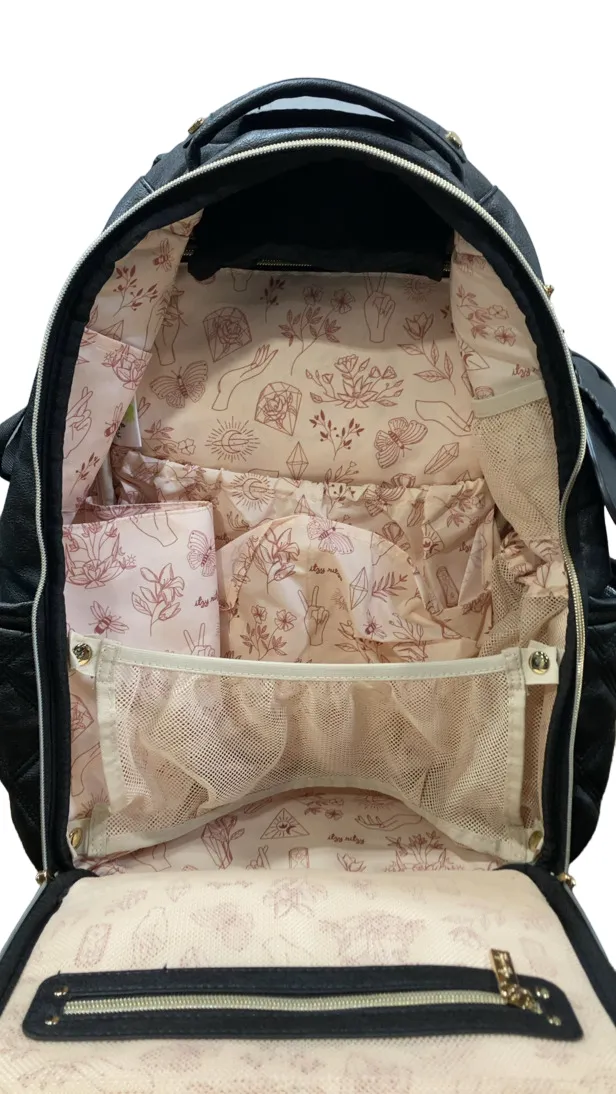 Itzy Ritzy Boss Plus Backpack Diaper Bag, Mystic Black