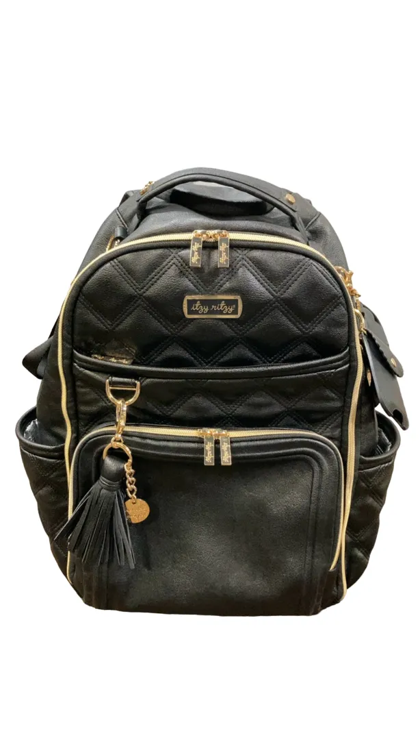 Itzy Ritzy Boss Plus Backpack Diaper Bag, Mystic Black