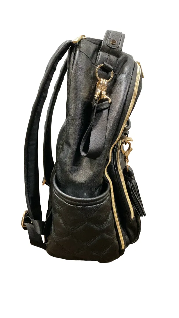Itzy Ritzy Boss Plus Backpack Diaper Bag, Mystic Black