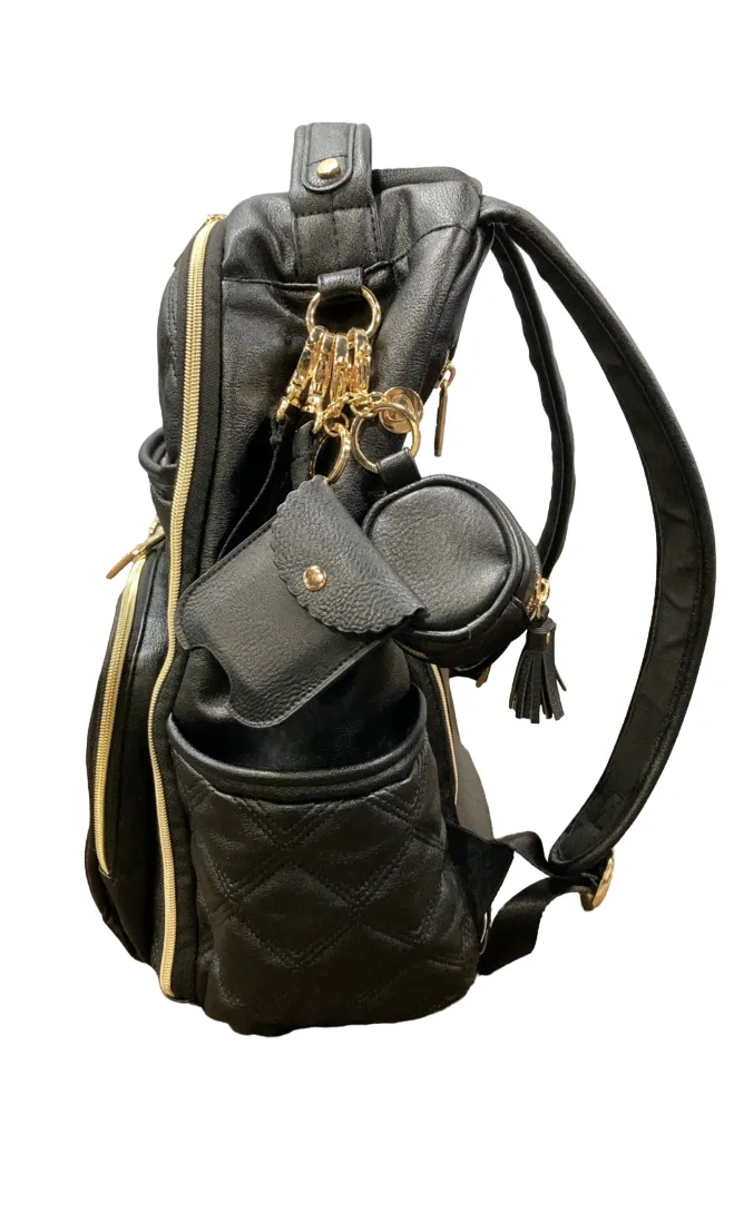 Itzy Ritzy Boss Plus Backpack Diaper Bag, Mystic Black